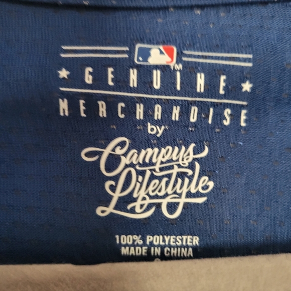 Majestic Blue Milwaukee Brewers Shirt - Picture 4 of 7